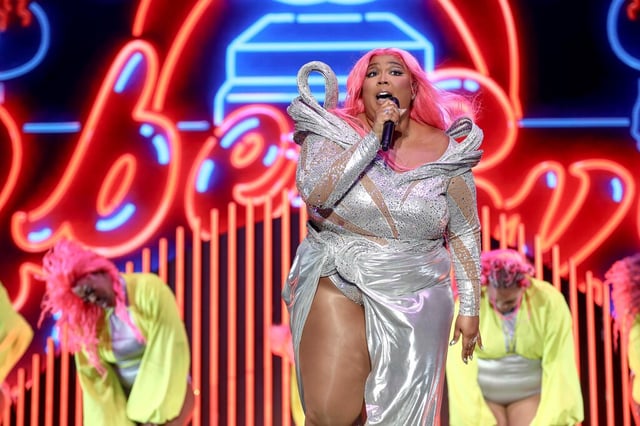 Lizzo performs during day one of the Governors Ball Music Festival on Friday, June 9, 2023, at Flushing Meadows-Corona Park in the Queens borough of New York.