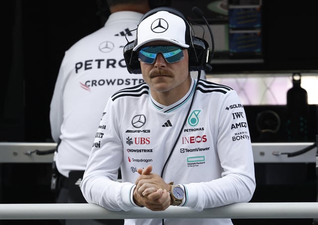 Formula One F1 - Saudi Arabian Grand Prix - Jeddah Corniche Circuit, Jeddah, Saudi Arabia - April 19, 2025 Mercedes' reserve driver Valtteri Bottas is seen during practice REUTERS/Hamad I Mohammed