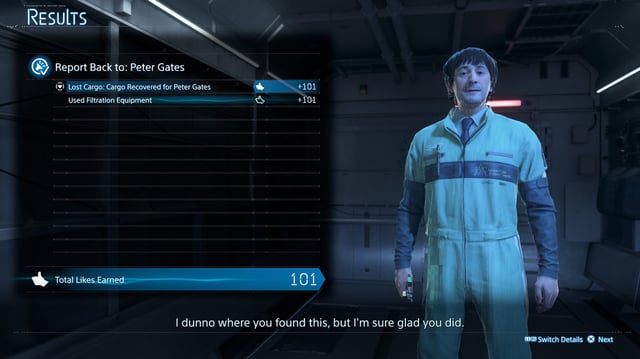 You'll get this mysterious prompt when you try to fast travel with cargo