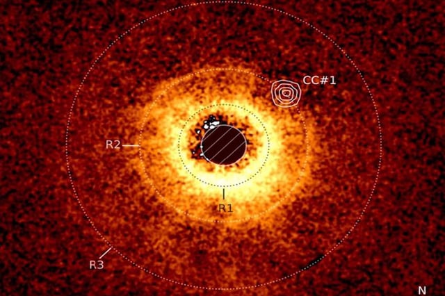 © A.-M. Lagrange and al. - Evidence for a sub-jovian planet in the young TWA7 disk, 2025