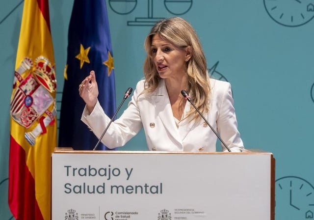 La vicepresidenta segunda del Gobierno, Yolanda Díaz