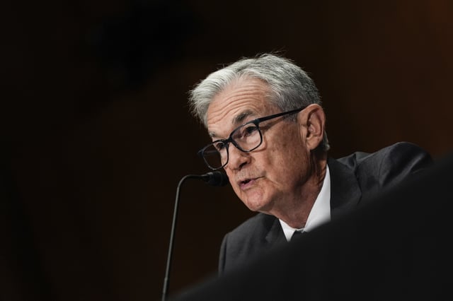 Federal Reserve Board Chairman Jerome Powell speaks during a Senate Committee on Banking hearing, Wednesday, June 25, 2025, on Capitol Hill in Washington. (AP Photo/Julia Demaree Nikhinson)