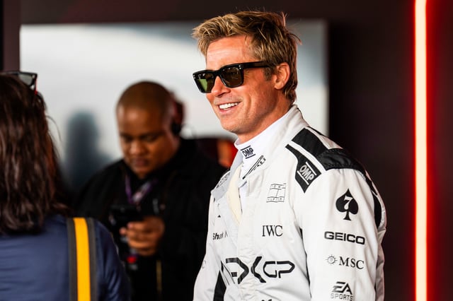 Brad Pitt assure que piloter une Formule 1 est «une sensation unique impossible à partager et un vrai shoot d’adrénaline»