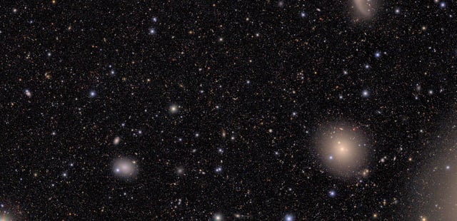 The Vera C. Rubin Observatory’s view of the southern region of the Virgo Cluster.