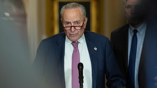 U.S. Senate Minority Leader Chuck Schumer (D-NY) was hospitalized on Wednesday