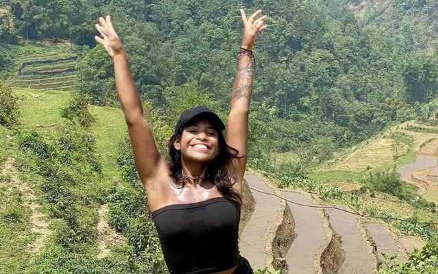 Juliana Marins fell more than 1,600 feet while hiking up an active volcano in Indonesia. Screenshot from Instagram