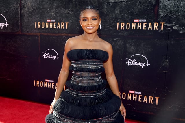 LOS ANGELES, CALIFORNIA - JUNE 23: Dominique Thorne attends the Ironheart fan event at El Capitan Theatre on June 23, 2025 in Los Angeles, California. (Photo by Alberto E. Rodriguez/Getty Images for Disney)