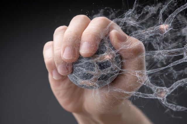 The analysis confirmed that participants with early psychosis had lower grip strength and well-being scores than healthy controls. Credit: Neuroscience News