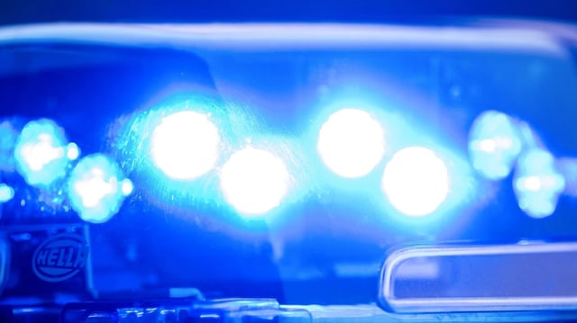 Ein Blaulicht der Polizei (Symbolbild).