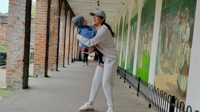 Priyanka Chopra revealed Malti loves to be on set with her.