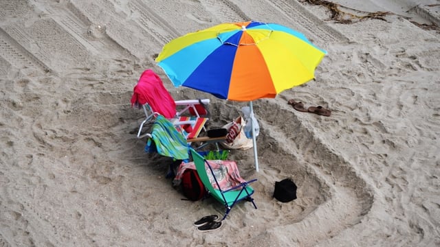 (Image for representation) A female lifeguard was hospitalized after being impaled by a beach umbrella at Asbury Park. 
