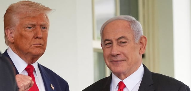 Verstehen sich blendend: US-Präsident Donald Trump und Israels Ministerpräsident Netanjahu