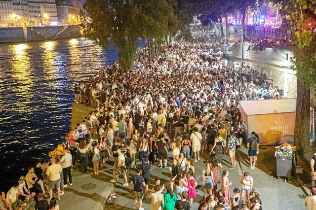 Lors de la Fête de la musique à Paris, le 21 juin 2025.
