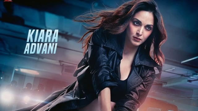 Kiara Advani in her character poster for War 2.