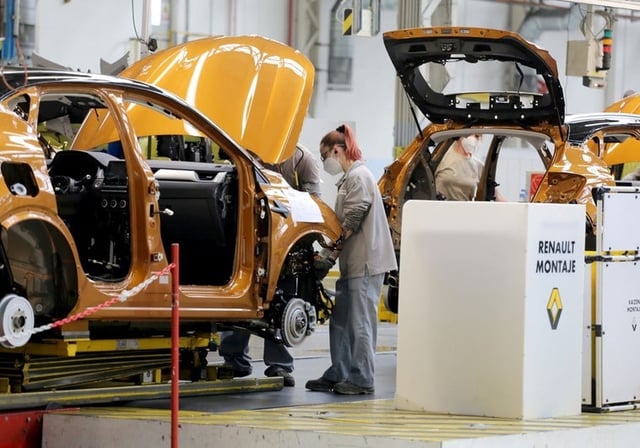 Montaje del Captur en la factoría de Renault
