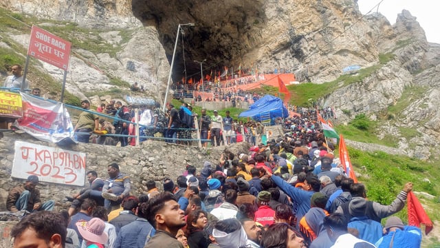 (Image for representation) The 38-day-long Amarnath Yatra will start on July 3 and end on August 9. (ANI photo)