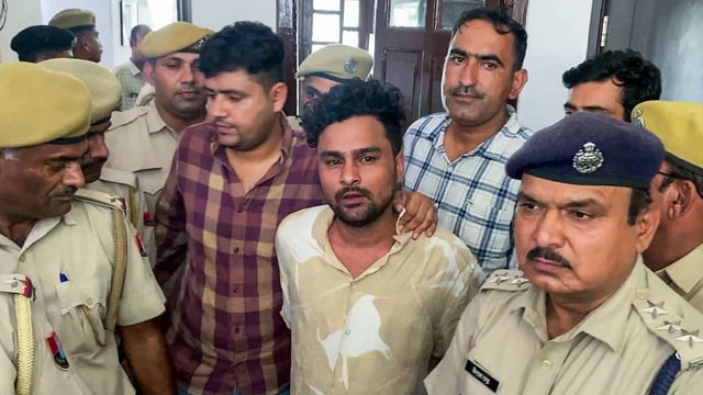 The accused, Siddharth Ojha, was arrested in Chittorgarh Wednesday. | ANI