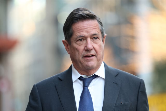 Former Barclays CEO Jes Staley leaves court following the first day of his appeal against the Financial Conduct Authority's proposed fine and ban from senior roles in financial services for allegedly misleading the regulator over his relationship with late sex offender Jeffrey Epstein, in London, Britain, March 3, 2025. REUTERS/Isabel Infantes/File Photo