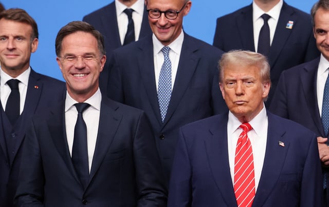 «Papa doit parfois utiliser un langage fort»: quand le secrétaire général de l'Otan valide la méthode Trump