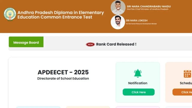 AP DEECET 2025 result