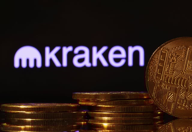 Kraken cryptocurrency exchange logo is seen in this illustration taken July 28, 2022. REUTERS/Dado Ruvic/Illustration