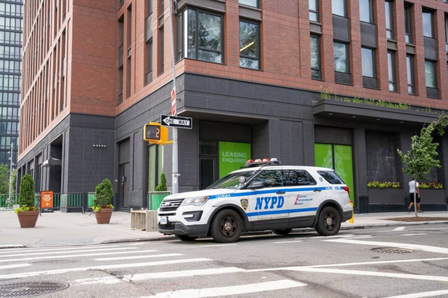 A 36-year-old woman was pronounced dead on scene after she was shot in the head at the intersection of Pacific Street and Carlton Avenue in Brooklyn on Wednesday June 25, 2025. 2222. Photos taken on Thursday June 26, 2025. 0804. (Theodore Parisienne / New York Daily News)