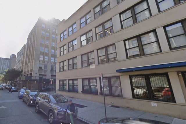 Norman Towers in Queens where police say a 14-year-old boy was fatally shot.