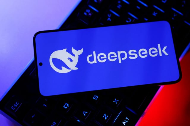 The Deepseek logo is seen in this illustration taken on January 29, 2025. REUTERS/Dado Ruvic/Illustration/File Photo