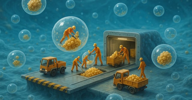 "The hemifusome is like a loading dock where they connect and transfer cargo"