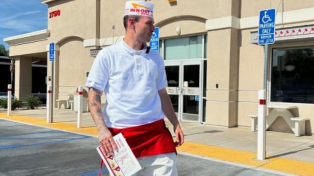 youtuber Bryan Arnett pranking in-n-out