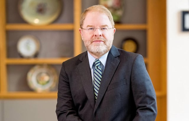 UNC System President Peter Hans. (Courtesy of UNC System / Justin Kase Conder)