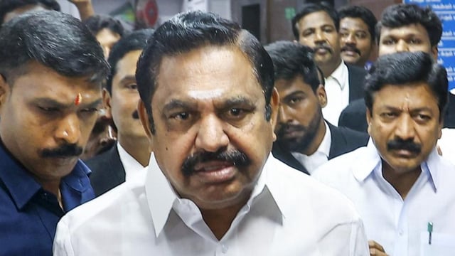 The AIADMK top leader yet again blamed the DMK for family rule .