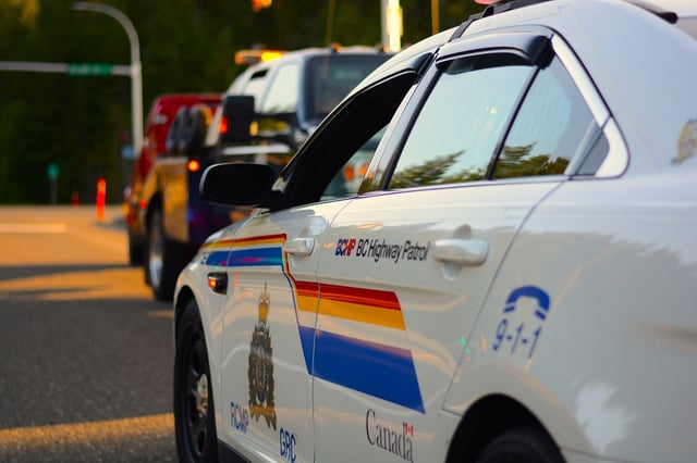 The BC Highway Patrol polices the province's major roadways.