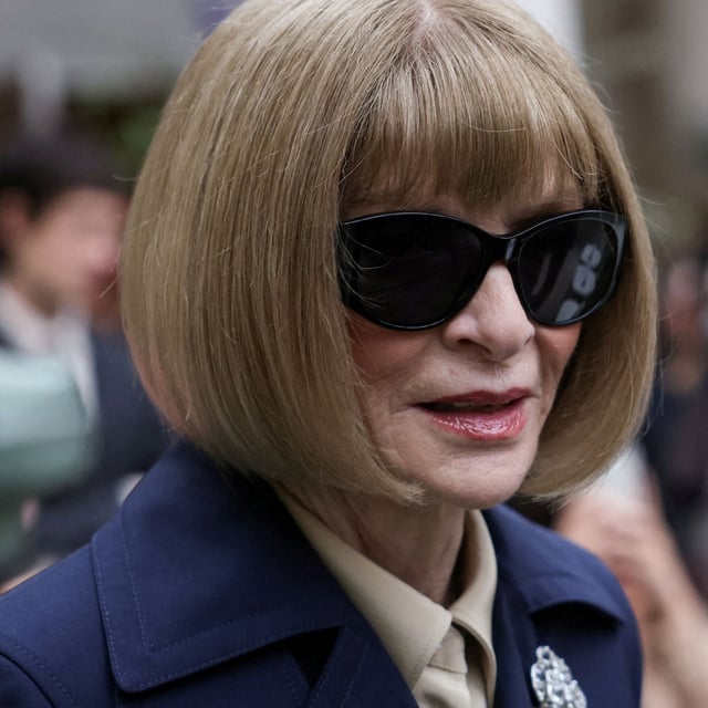 Anna Wintour, pictured in May, is stepping down as Vogue editor in chief but will retain editorial control over the magazine.