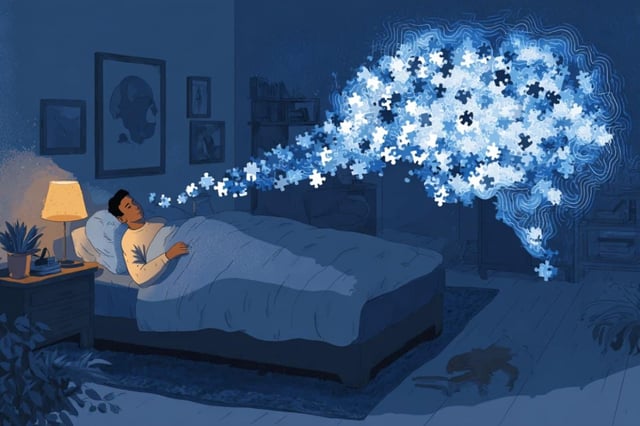 After their nap, the subjects were tested again, and 70.6 percent of participants had their “aha” moment. Credit: Neuroscience News