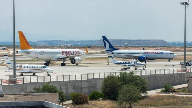 A ground stop was issued at Albuquerque Airport on Thursday