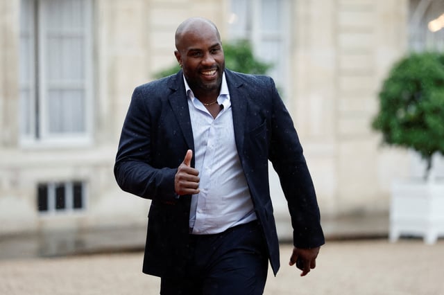 Le triple champion olympique des +100 kgs Teddy Riner a fait part de ses envies de se lancer en politique ces derniers mois.