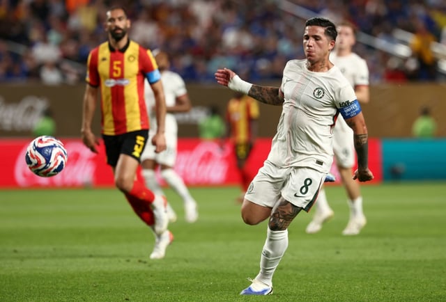 Chelsea's Argentine midfielder Enzo Fernandez has been his team's most consistent attacking force in 2025 and faces his former side Benfica