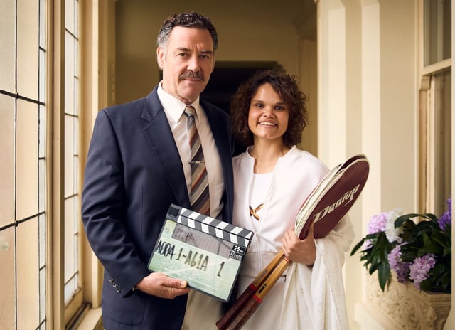 Marton Csokas and Lila McGuire.