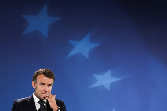 Le chef de l’État Emmanuel Macron.