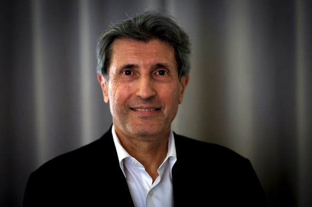 Claude Palmero, ancien comptable et administrateur du Prince Albert II de Monaco, le 31 mars 2025 à Nice