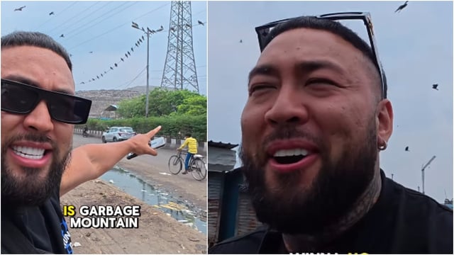Australian vlogger slammed for video of visit to Delhi's Ghazipur garbage dump