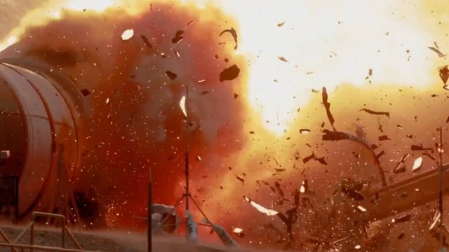 Watch: Rocket tasked with launching humans to the Moon explodes during testing