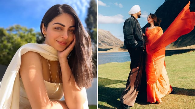 Neeru Bajwa is the female lead in Sardaar Ji 3, alongside Diljit Dosanjh and Hania Aamir.