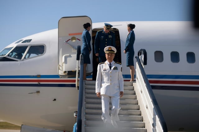 Top Chinese military official Miao Hua has been removed and placed under investigation for corruption, state media reported