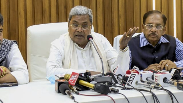 Karnataka CM Siddaramaiah