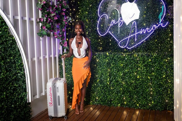 "Love Island USA" contestant Olandria Carthen seen at Casa Amor.