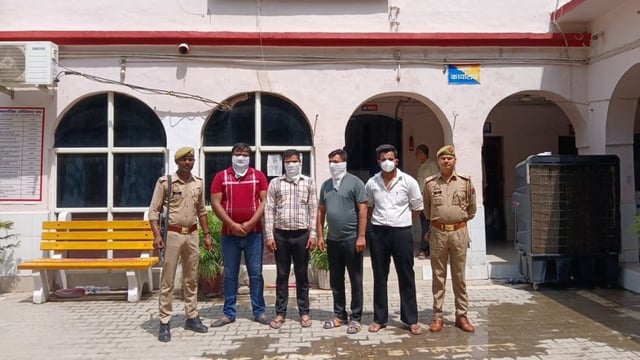 The Greater Noida police have arrested four people after the incident.
