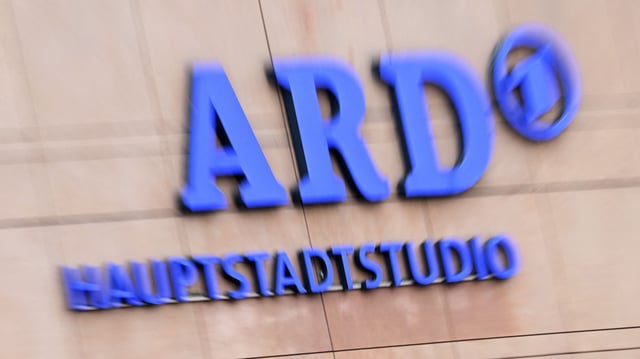 ARD Studio Schild Symbolbild
