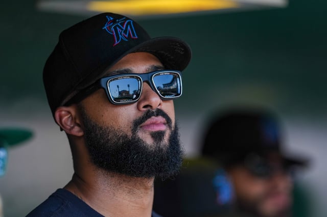 PITTSBURGH, PENNSYLVANIA - JUNE 11: Sandy Alcantara #22 of the Miami Marlins in the game against the Pittsburgh Pirates at PNC Park on June 11, 2025 in Pittsburgh, Pennsylvania. (Photo by Jasen Vinlove/Miami Marlins/Getty Images)